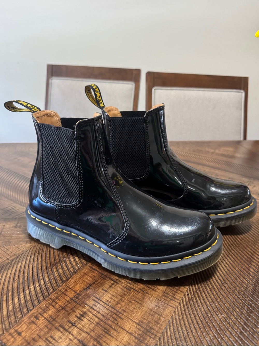 Dr. Martens Women's 2976 Patent Leather Chelsea Boot